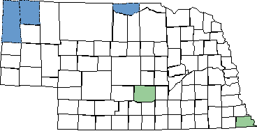 Pronghorn Clubtail map