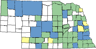 Eastern Amberwing map