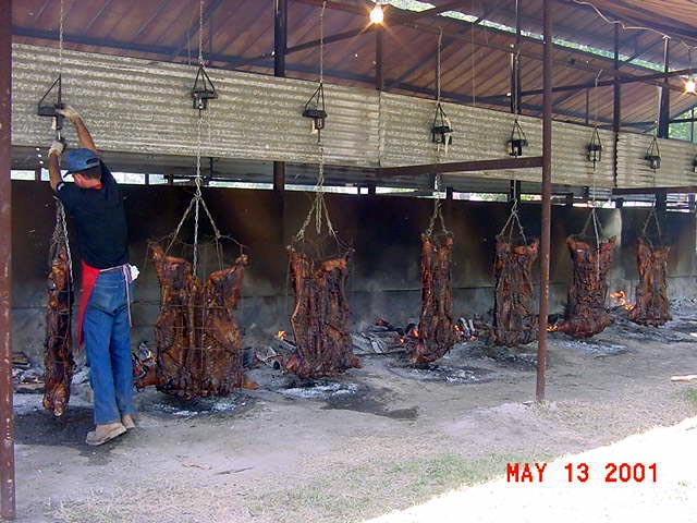 Cajun Pig Roast (Cochon de Lait) in Mansura, LA