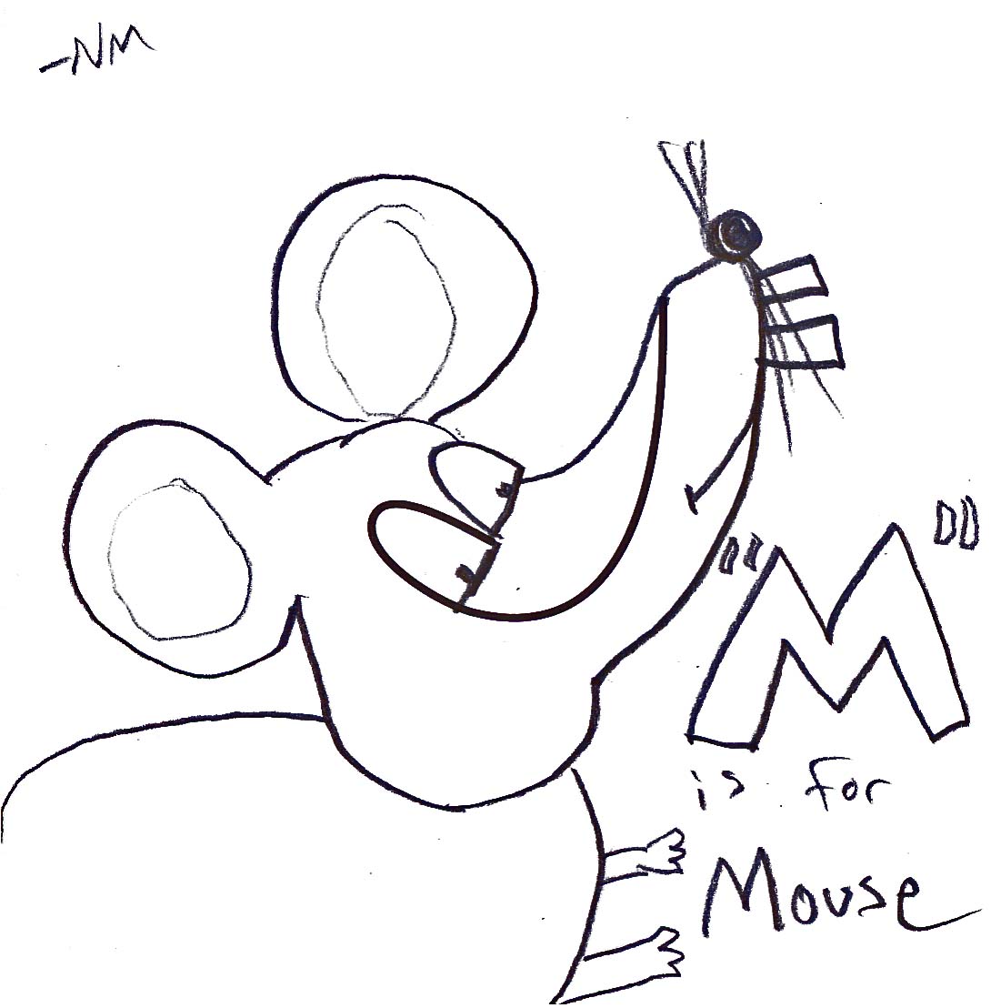 M is for mouse