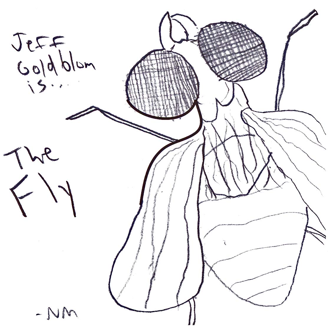 Jeff Goldblum is the fly