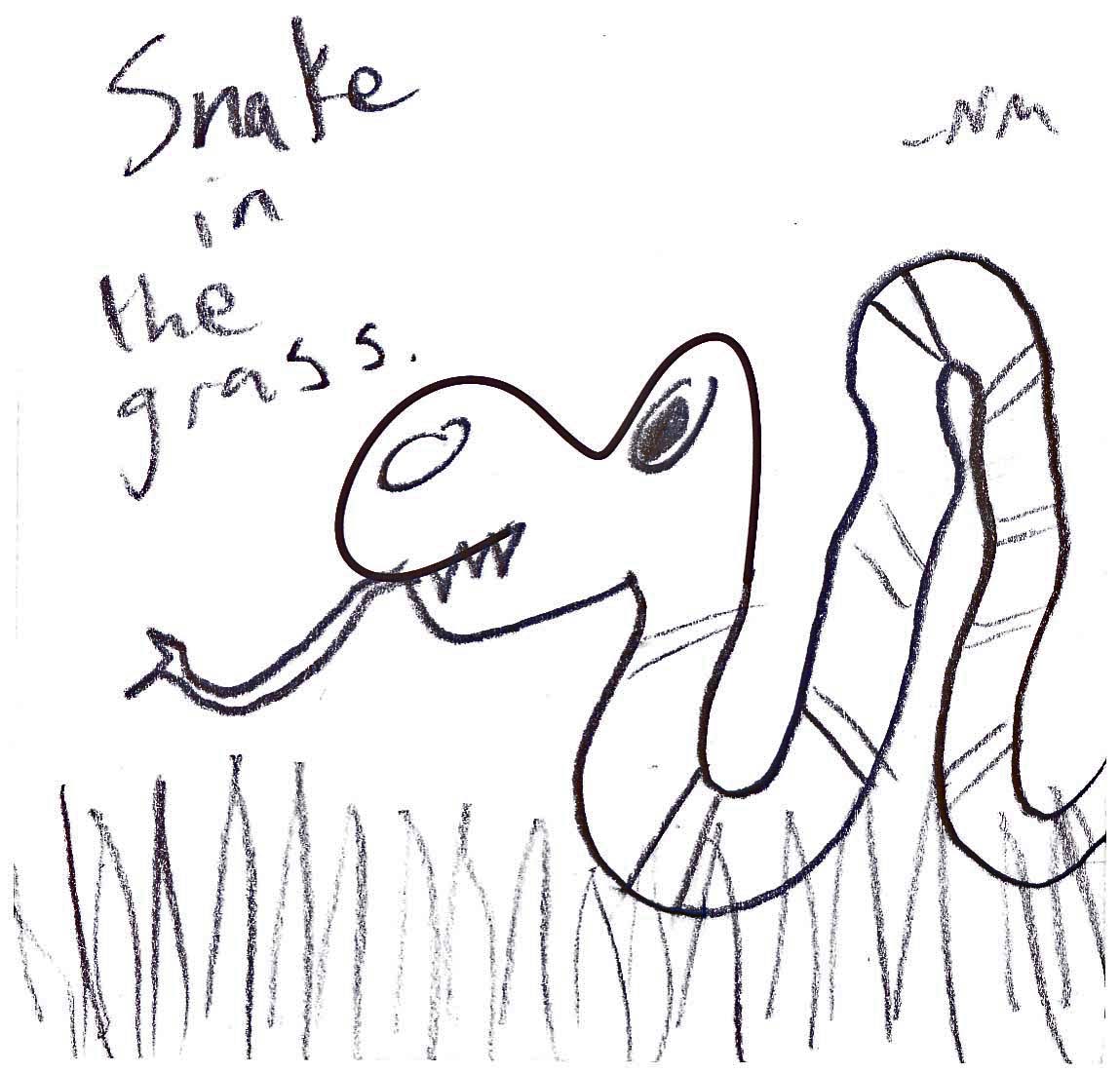snake in the grass