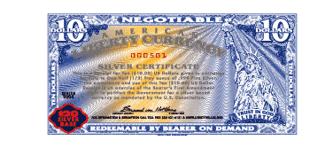 $10 Certificate Face