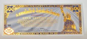 $500 Gold Certificate