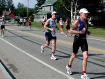 Running at the outskirts of Lake Placid