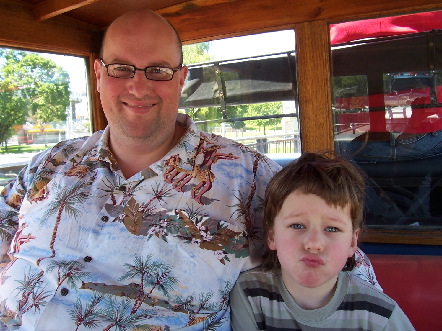 William is going through the 'silly face' phase!