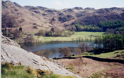 Loughrigg Tarn from Neaum Crag