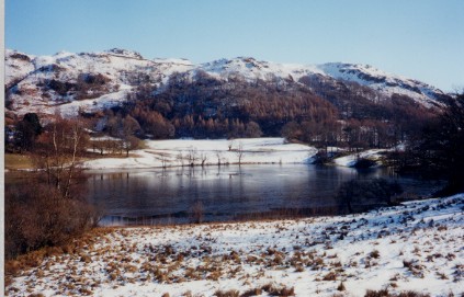 Winter View of Loughrigg Tarn