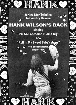 hank Wilson's Back Promo Ad