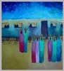 Title, Harer Impression,  Size, 50 x40 C.m,  Media- Oil on canvas,  Year 2004