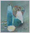 Title, Summer,  Size, 80 x 70  C.m,  Media- Oil on canvas,  Year 2004