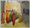 Title, Harer Impression,  Size, 50 x 45  C.m,  Media- Oil on canvas,  Year 2004
