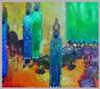 Title, Harer Impression,  Size, 50 x40 C.m,  Media- Oil on canvas,  Year 2004