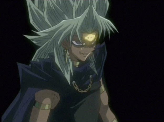 Evil smirk