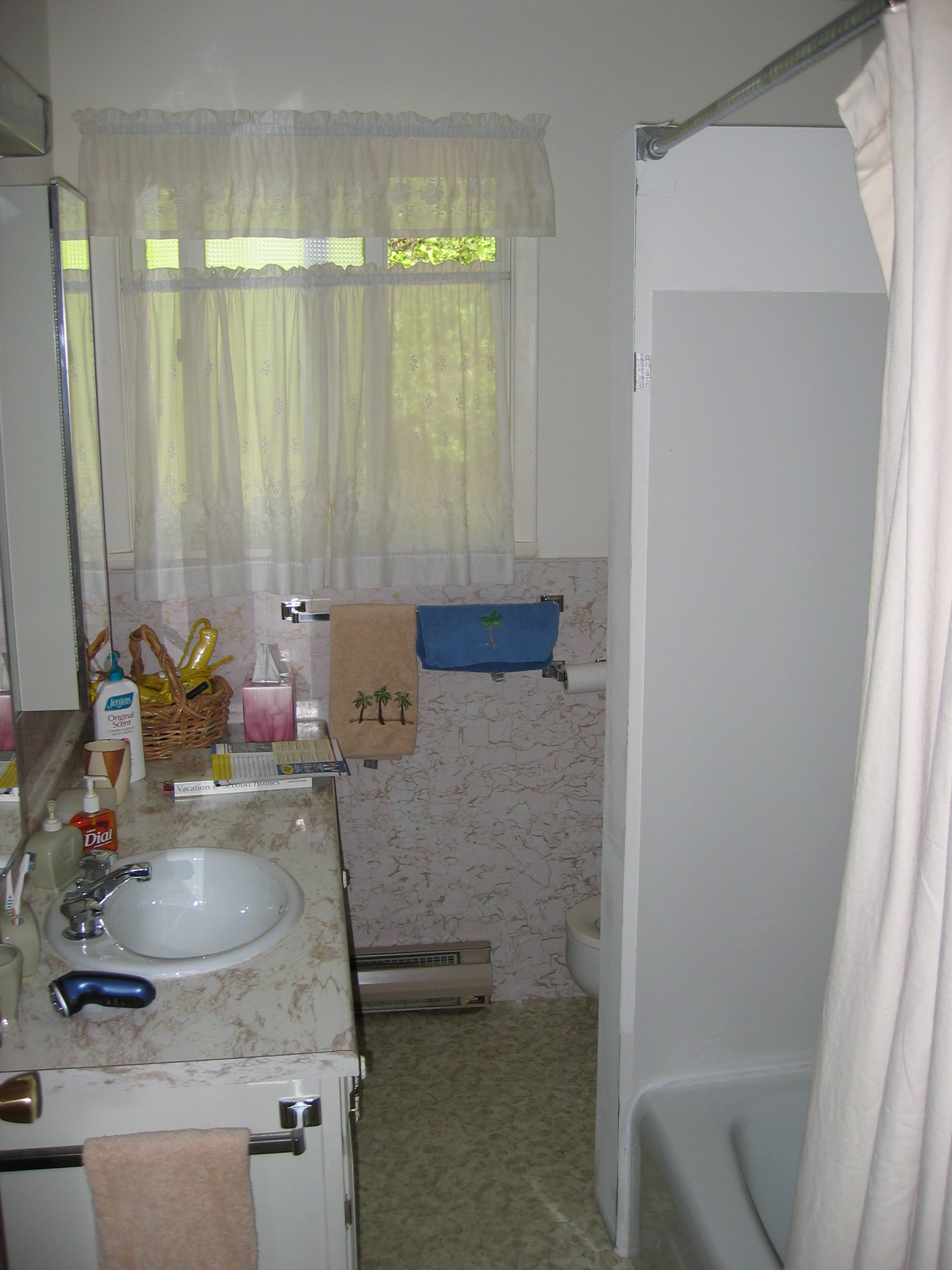 The bathroom