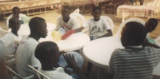Kids from Teshie orphanage