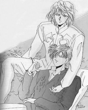 [Doujinshi image from the Sailor Senshi Page and used with permission.]