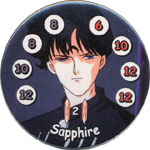 [Sapphire's button man]