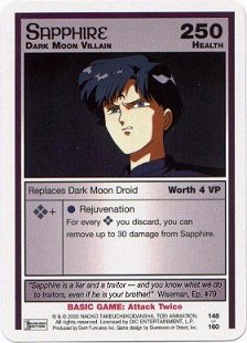 [Sapphire's Sailor Moon CCG card]