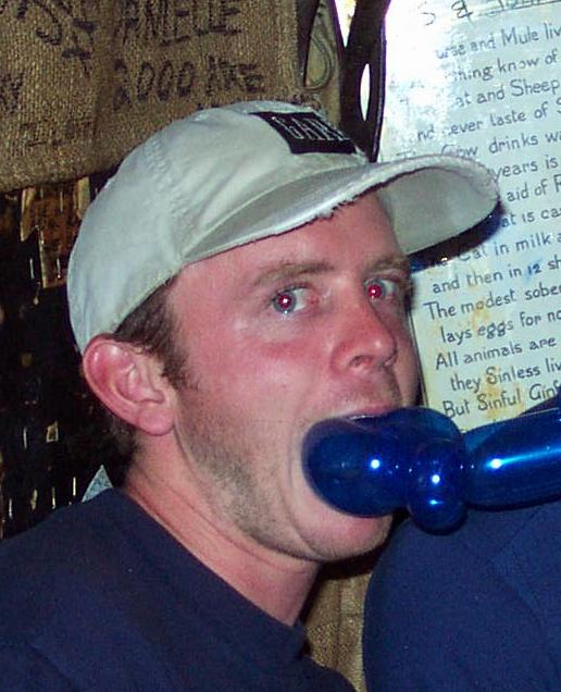 Photo of Alex Hodge's head.