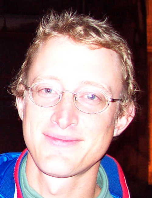 Photo of Andy's head.