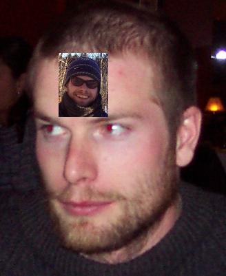 Photo of Francis' head.