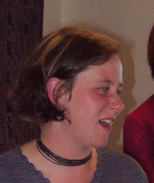 Photo of Katy's head.