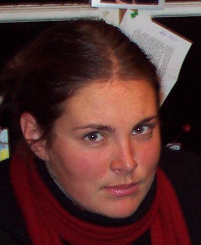 Photo of Norah's head.