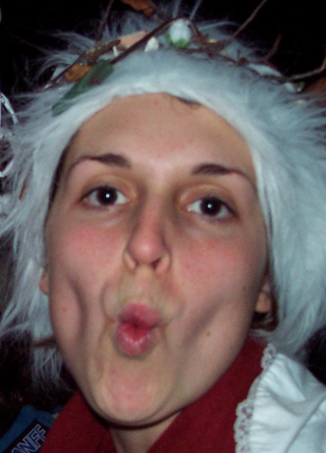 Photo of Wendy's head.