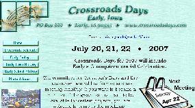 Crossroads Days, Early, Iowa