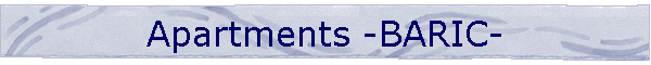 Apartments -BARIC-