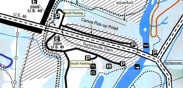 Map Dam Parking