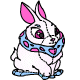 Aww, a cute little cybunny Neopet plushie!  The blue ones hop up and down when you clap.