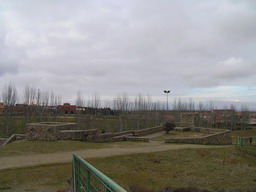 vista actual de las antiguas instalaciones de la mina