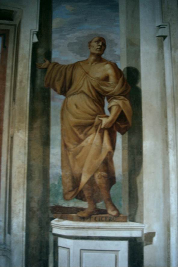 Wall-painting at Palazzo Arese Borromeo
