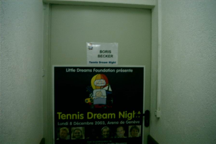 B.B. got his own dressing-room