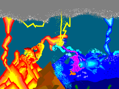 Wartix vs the terror of the depths - By Mafumba