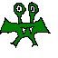 Blorbats are little green creatures who like to play pranks. Legends say that an evil guy turned Aerallies into Blorbat, but that will just be a story...