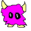 He is cute, purple and fuzzy and wants to be your pets best friend!!!