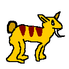 Not a rabbit, neither a sabre tooth tiger, but he is a Grussy! Grussy's teeth can make holes in the deepest plates! They turn into Grover.