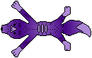 A cute purple night Wolf plushie! Your pet will love this!