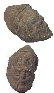Roman Clay head found in Well