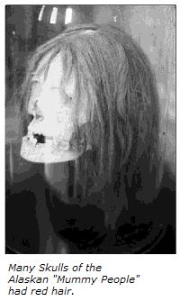 Red haired Skull from the Aleutian Islands