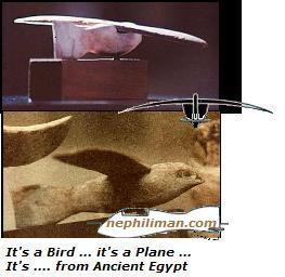 Model Aircraft found in Ancient Egyptian Tombs. "The Saqqara Bird"