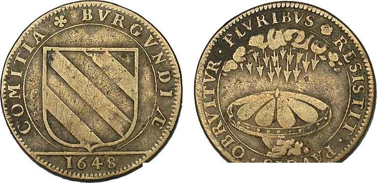 Alleged UFO depiction on Old French Coins