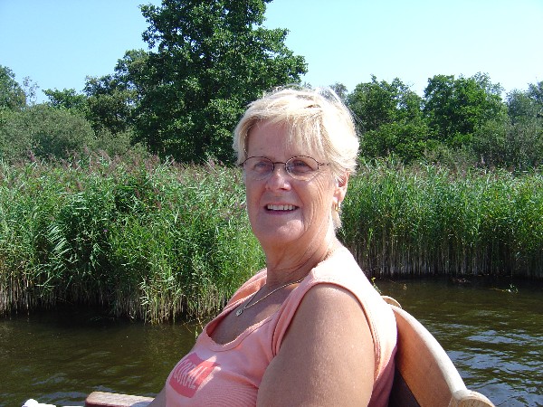 Onze passagier genoot vol op.