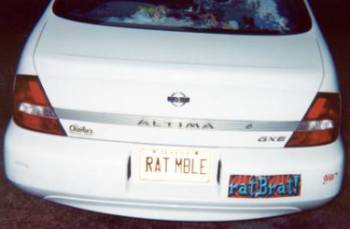We were also greeted by June's Rat Mobile!