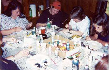 (l-r) Cathy, June, Beth, Emily.
