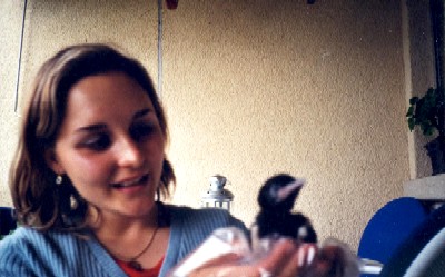 Me and my future baby bird! (May 18th, 2002)
