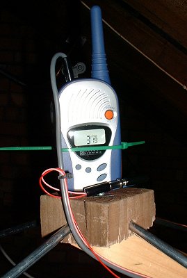 Close up of gateway handset